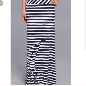 Lilly Pulitzer Maxi Skirt Navy - Size XS